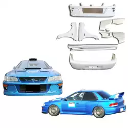 FRP LS WRC 98 Wide Body Kit 13pc > Subaru Impreza (GC8) 1993-2001 > 4dr Sedan image - 1