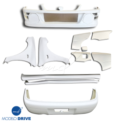 ModeloDrive FRP LS WRC 98 Wide Body Kit 13pc > Subaru Impreza (GC8) 1993-2001 > 4dr Sedan image - 2