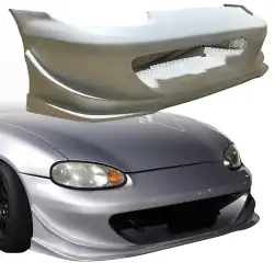 FRP GVAR Front Bumper > Mazda Miata MX-5 (NB1) 1998-2000 image - 1