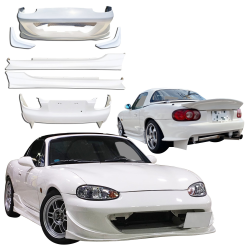 ModeloDrive FRP GVAR Body Kit 7pc > Mazda Miata MX-5 (NB1) 1998-2005 image - 4