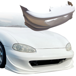 ModeloDrive FRP GVAR Front Bumper 1pc > Mazda Miata MX-5 (NB2) 2001-2005 image - 23