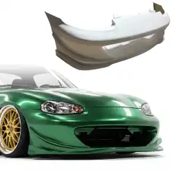 FRP GVAR Front Bumper 1pc > Mazda Miata MX-5 (NB2) 2001-2005 image - 1