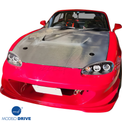 ModeloDrive FRP GVAR Front Bumper 1pc > Mazda Miata MX-5 (NB2) 2001-2005 image - 17