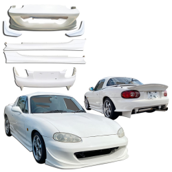 ModeloDrive FRP GVAR Body Kit 7pc > Mazda Miata MX-5 (NB2) 2001-2005 image - 8