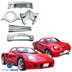 ModeloDrive FRP MCRA v1-Open Wide Body Kit 8pc > Toyota MRS MR2 Spyder 2000-2005 image - 4