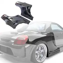 Carbon Fiber APBR Wide Body Fenders (rear) > Toyota MRS MR2 Spyder 2000-2005 image - 10