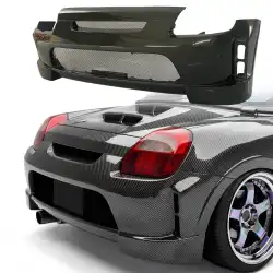 Carbon Fiber APBR Wide Body Rear Bumper > Toyota MRS MR2 Spyder 2000-2005 image - 1