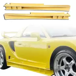 FRP MCRA v2 Louver Wide Body Side Skirts > Toyota MRS MR2 Spyder 2000-2005 image - 1