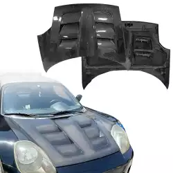 Carbon Fiber WDS BAND Frunk Hood (front) > Toyota MRS MR2 Spyder 2000-2005 image - 7