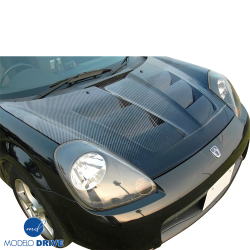 ModeloDrive Carbon Fiber WDS BAND Frunk Hood (front) > Toyota MRS MR2 Spyder 2000-2005 image - 14