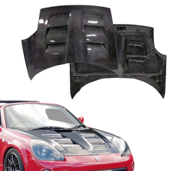 ModeloDrive Carbon Fiber WDS BAND Frunk Hood (front) > Toyota MRS MR2 Spyder 2000-2005 image - 1