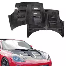 Carbon Fiber WDS BAND Frunk Hood (front) > Toyota MRS MR2 Spyder 2000-2005 image - 1