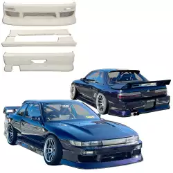 FRP BSPO v2 Body Kit 4pc > Nissan Silvia (S13) 1989-1994 > 2dr Coupe image - 4