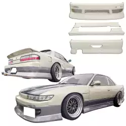 FRP BSPO v2 Body Kit 4pc > Nissan Silvia (S13) 1989-1994 > 2dr Coupe image - 1
