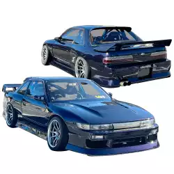 FRP BSPO v2 Wide Body Kit 8pc > Nissan Silvia (S13) 1989-1994 > 2dr Coupe image - 1