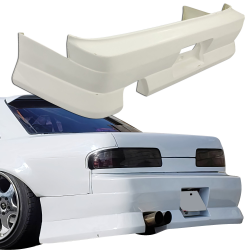 ModeloDrive FRP BSPO Blister Wide Body Rear Bumper > Nissan 240SX 1989-1994 > 2dr Coupe image - 3