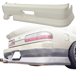 ModeloDrive FRP BSPO Blister Wide Body Rear Bumper > Nissan 240SX 1989-1994 > 2dr Coupe image - 1