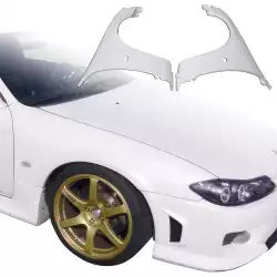 FRP OER S14.5 Conversion Fenders (front) > Nissan 240SX (S14) 1995-1998 image - 7