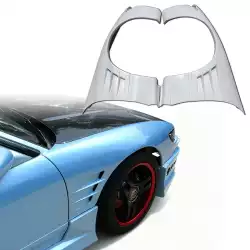 FRP GCOR Wide Body 30mm Fenders (front) > Nissan Silvia (S13) 1989-1994 image - 1