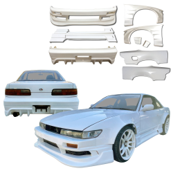 ModeloDrive FRP ORI RACE 75mm Wide Body Kit 8pc > Nissan Silvia (S13) 1989-1994 > 2dr Coupe image - 2