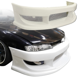 ModeloDrive FRP WOR9 v2 Front Bumper > Nissan 240SX (S14) 1997-1998 image - 1