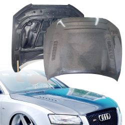 ModeloDrive Carbon Fiber VVV Style Hood > Audi A5 (8T) 2008-2011 > 2dr Coupe image - 6