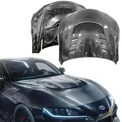 Carbon Fiber VARI Hood > Toyota Supra (A90 A91) 2019-2024 image - 1
