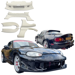 ModeloDrive FRP RAME Wide Body Kit 6pc > Mazda Miata (NB) 1998-2005 image - 3
