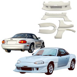ModeloDrive FRP RAME Wide Body Kit 6pc > Mazda Miata (NB) 1998-2005 image - 1