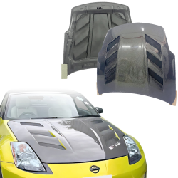 ModeloDrive Carbon Fiber AMU v1 Hood > Nissan 350Z (Z33) 2003-2006 image - 1