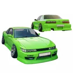 FRP BSPO Blister Wide Body Kit 8pc > Nissan Silvia (S13) 1989-1994 > 2dr Coupe image - 1
