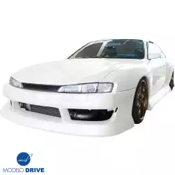 FRP BSPO Blister Wide Body Front Bumper > Nissan 240SX (S14) 1997-1998 image - 4