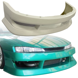 ModeloDrive FRP BSPO Blister Wide Body Front Bumper > Nissan 240SX (S14) 1997-1998 image - 1