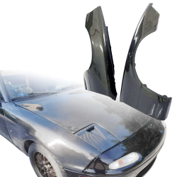 ModeloDrive Carbon Fiber OER Fenders (front) > Mazda Miata (NA) 1990-1996 image - 1