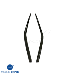 ModeloDrive Carbon Fiber NISM Rain Guards Wind Deflectors > Nissan Skyline (R32) 1990-1994 > 2dr Coupe image - 3