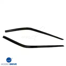 Carbon Fiber NISM Rain Guards Wind Deflectors > Nissan Skyline (R32) 1990-1994 > 2dr Coupe image - 4