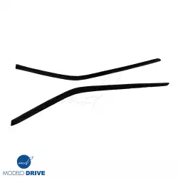 Carbon Fiber NISM Rain Guards Wind Deflectors > Nissan Skyline (R32) 1990-1994 > 2dr Coupe image - 8