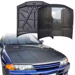 Carbon Fiber OER GTR Hood > Nissan Skyline (R32) GTR 1990-1994 > 2dr Coupe image - 13