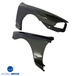 ModeloDrive Carbon Fiber OER GTS Fenders (front) > Nissan Skyline (R32) GTS 1990-1994 > 2dr Coupe image - 3