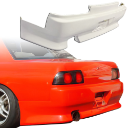 ModeloDrive FRP VERT Rear Bumper > Nissan Skyline (R32) GTS 1990-1994 > 4dr Sedan image - 1