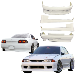 ModeloDrive FRP VERT Body Kit 4pc > Nissan Skyline (R32) GTS 1990-1994 > 4dr Sedan image - 4