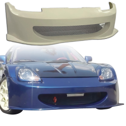 ModeloDrive FRP WSPO GT Wide Body Front Bumper > Toyota MRS MR2 Spyder 2000-2005 image - 1