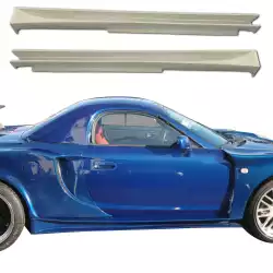 FRP WSPO GT Wide Body Side Skirts > Toyota MRS MR2 Spyder 2000-2005 image - 1