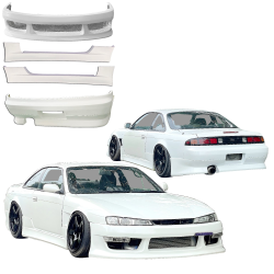 ModeloDrive FRP VERT Body Kit 4pc > Nissan 240SX (S14) 1997-1998 image - 5