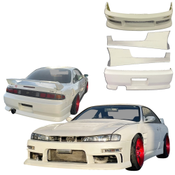 ModeloDrive FRP MSPO Body Kit 4pc > Nissan 240SX (S14) 1997-1998 image - 2