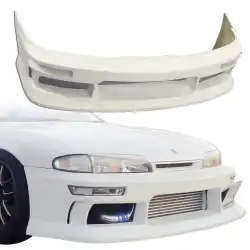 FRP MSPO Front Bumper > Nissan 240SX (S14) 1995-1996 image - 13