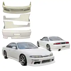 FRP MSPO Body Kit 4pc > Nissan 240SX (S14) 1995-1996 image - 4