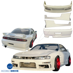 ModeloDrive FRP MSPO Body Kit 4pc > Nissan 240SX (S14) 1995-1996 image - 5