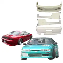 FRP MSPO Body Kit 4pc > Nissan 240SX (S14) 1995-1996 image - 1