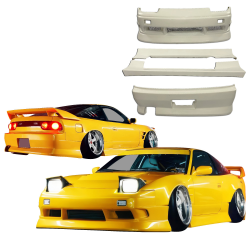 ModeloDrive FRP BSPO v2 Body Kit 4pc > Nissan 240SX 1989-1994 > 3dr Hatch image - 1
